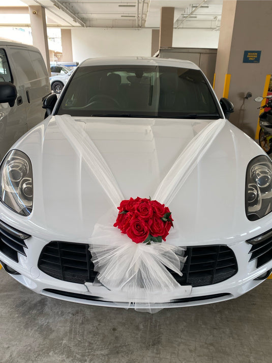 Car Decoration (Silk Flowers)