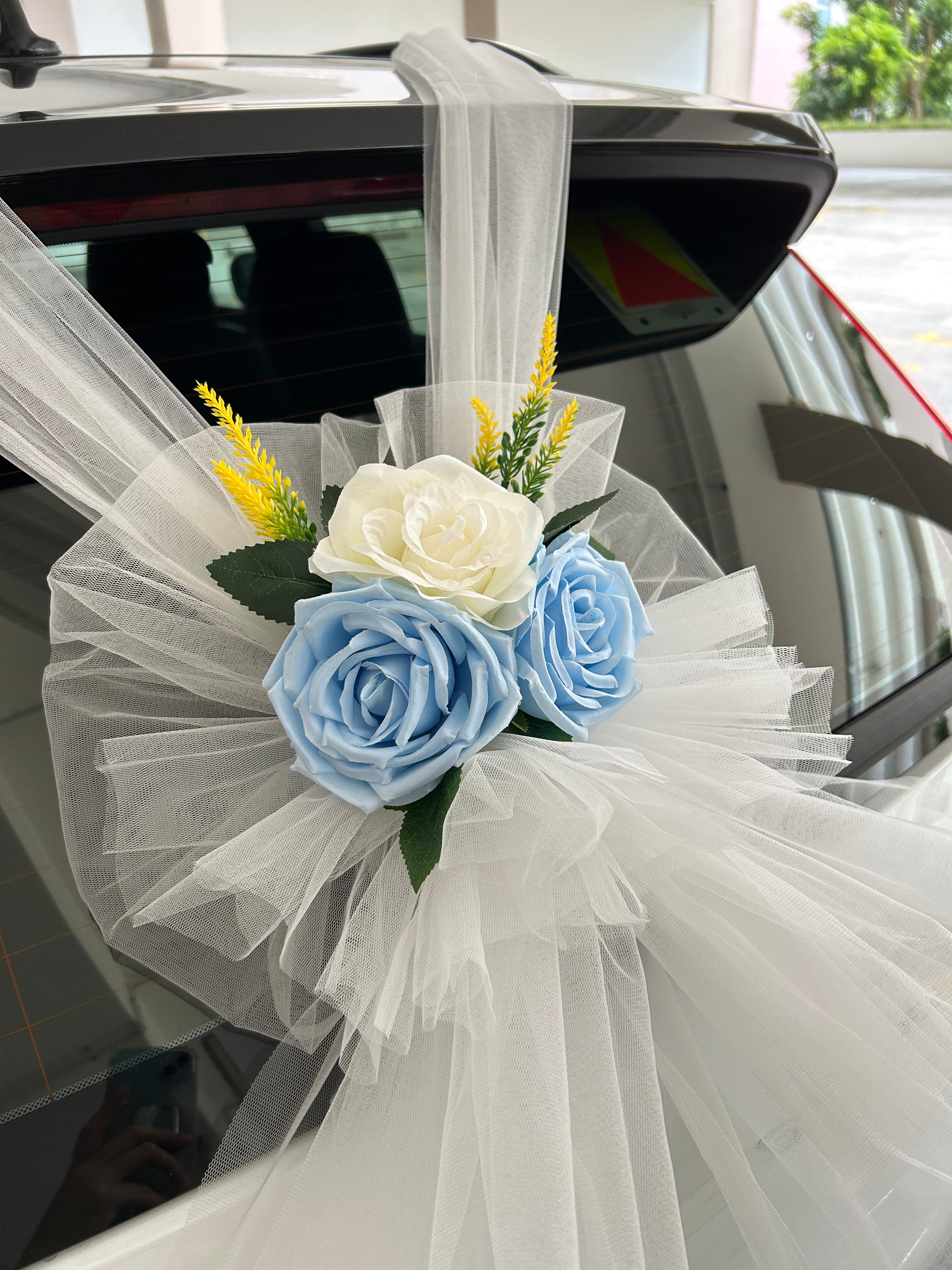 Car Decoration (Silk Flowers)