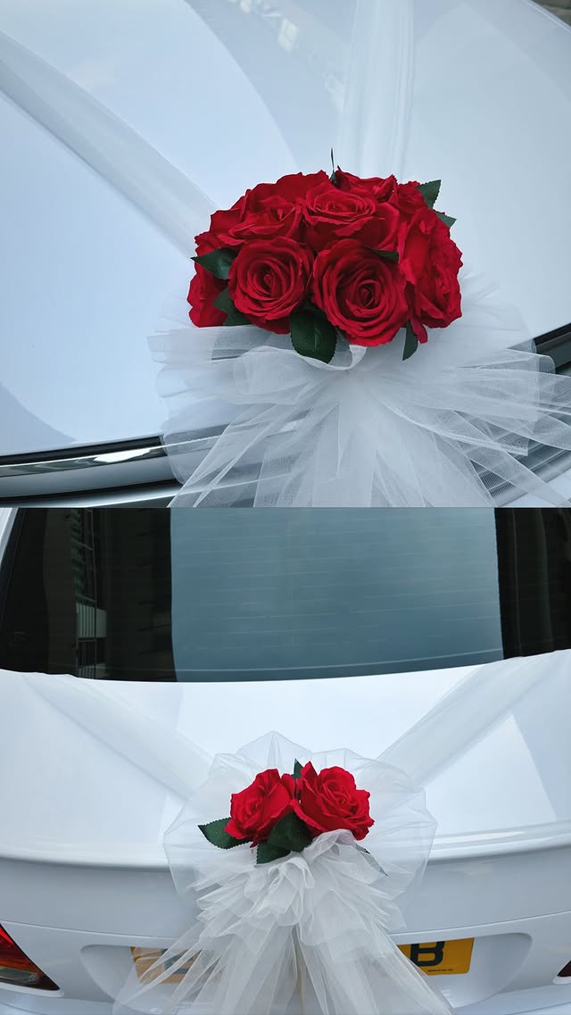 Car Decoration (Silk Flowers)