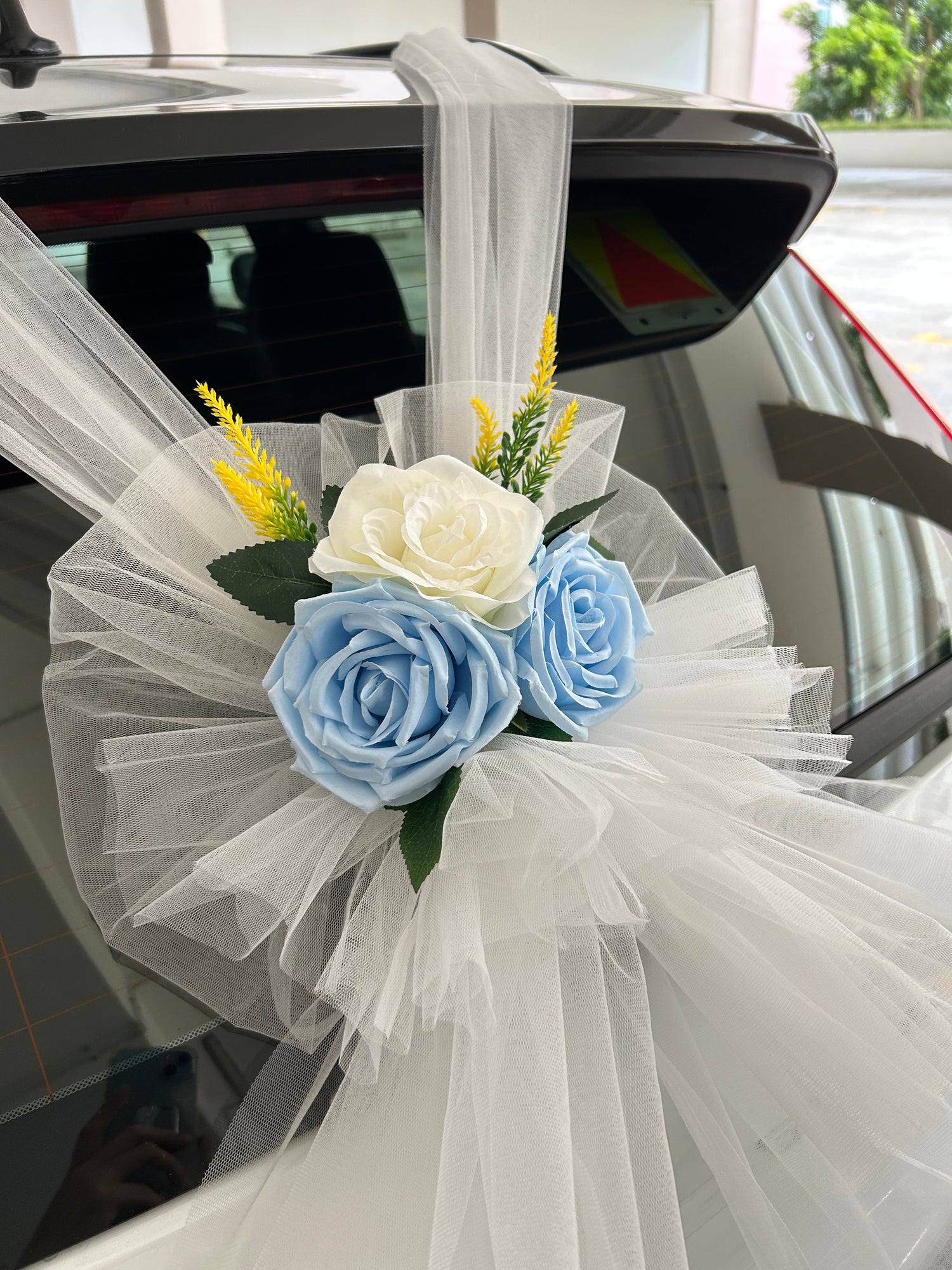 Car Decoration (Silk Flowers)